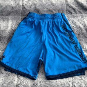 Under Armour Kids Blue Athletic Shorts